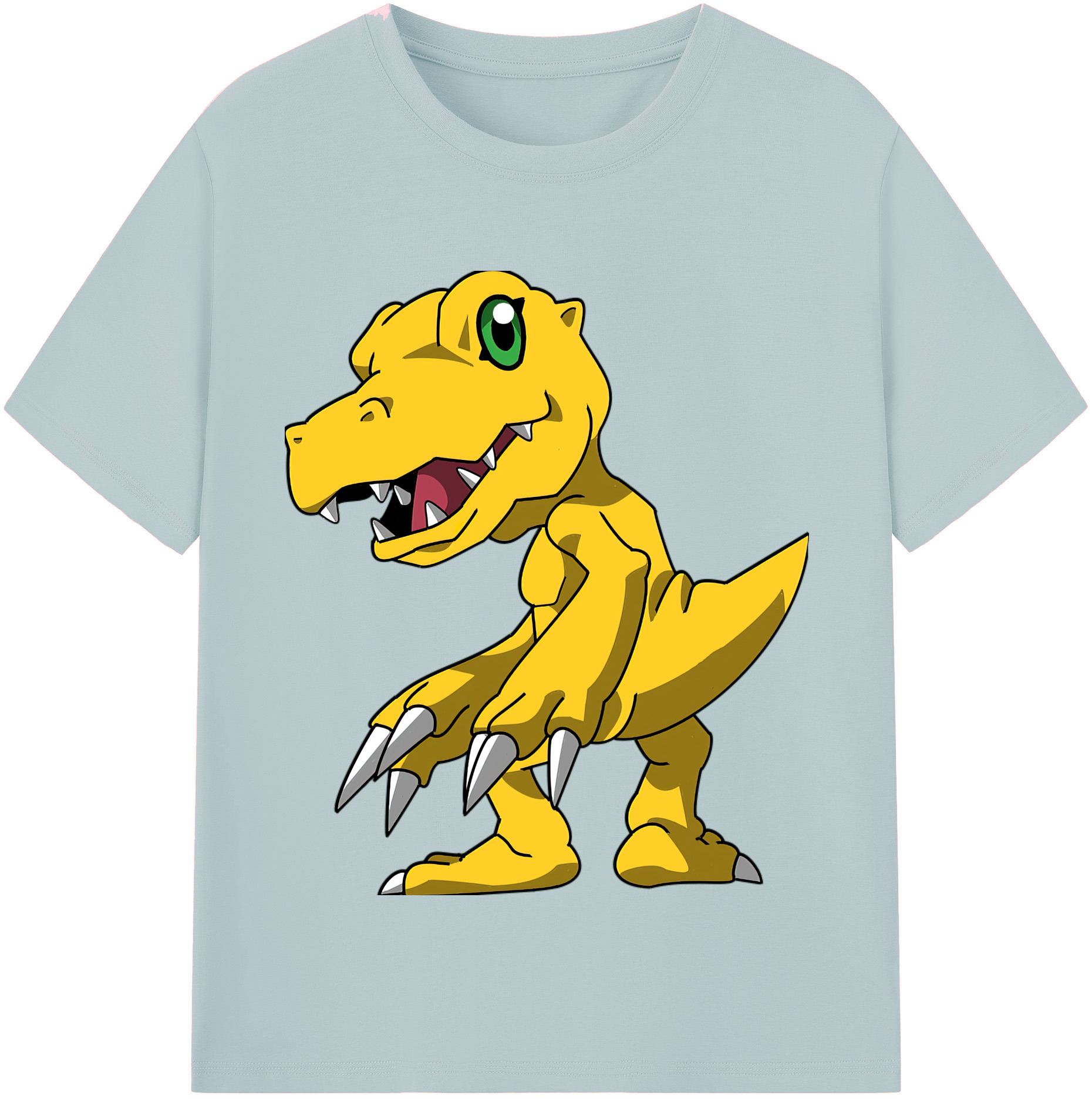 （画像用） Digimon デジタルモンスター/デジモン 綿100％半袖Tシャツ（フロントプリント）